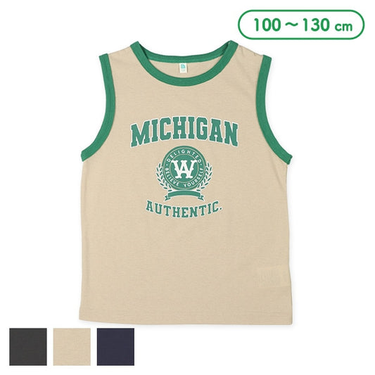 College Logo Sleeveless T-shirt