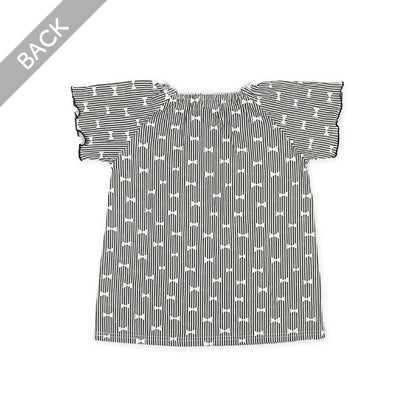Ribbon Short Sleeve T-shirt and Pants Set