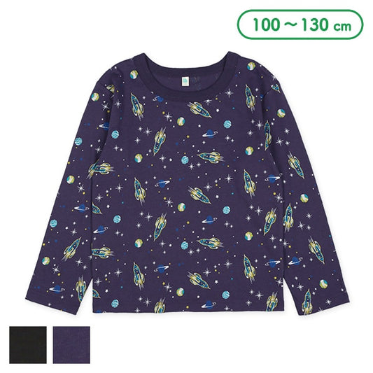Galaxy Print Long Sleeve Shirt (Winter, Spring, Autumn)