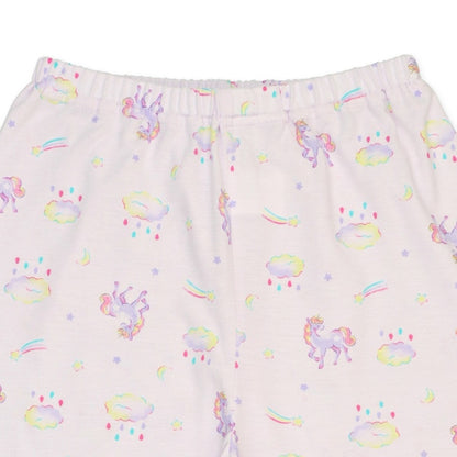 Unicorn Roll Up T-shirt and Pants Set