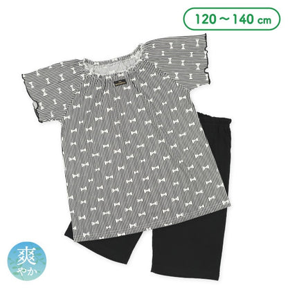 Ribbon Short Sleeve T-shirt and Pants Set