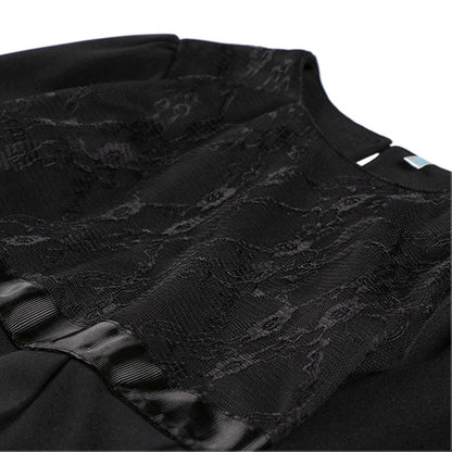 Plain Formal Pleated Dress (Winter, Spring, Autumn)