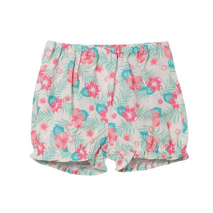 Floral Sleeveless Blouse and Shorts Set