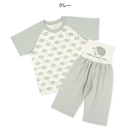 Hedgehog Short Sleeve High Waist T-shirt and Pants Set