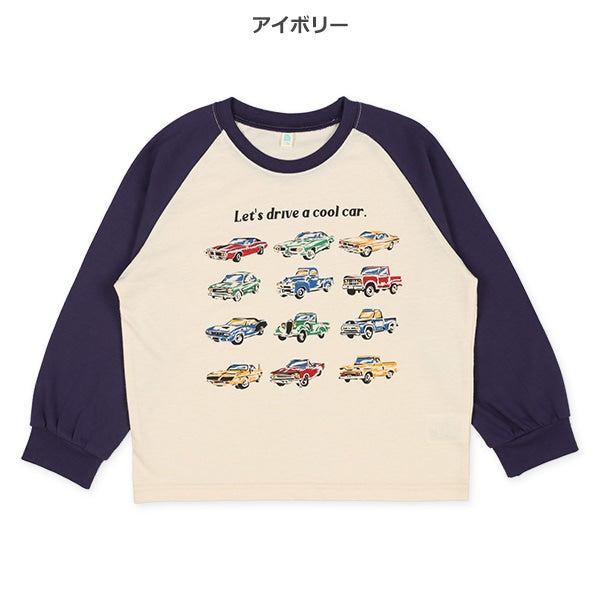 Vintage Cars Print Long Sleeve Shirt (Winter, Spring, Autumn)