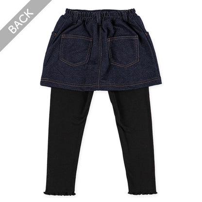 Denim Skirt with Leggings (Winter, Spring, Autumn)