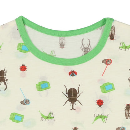 Insect Short Sleeve T-shirt and High Waist Pants Set