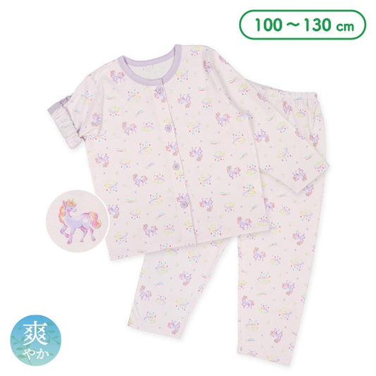 Unicorn Roll Up T-shirt and Pants Set