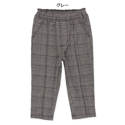 Checked Stretch Pants (Winter, Spring, Autumn)