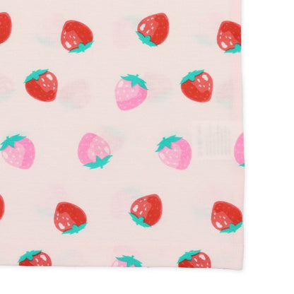 Strowberry Short Sleeve T-shirt and High Waist Pants Set