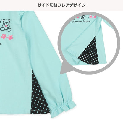 Polka Dot Side Panels  Sweatshirt (Winter, Spring, Autumn)