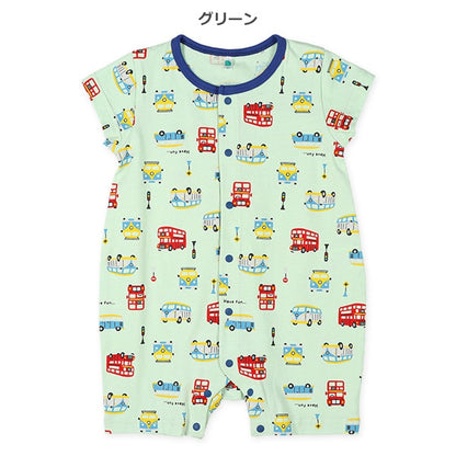 Car Short Sleeve Romper