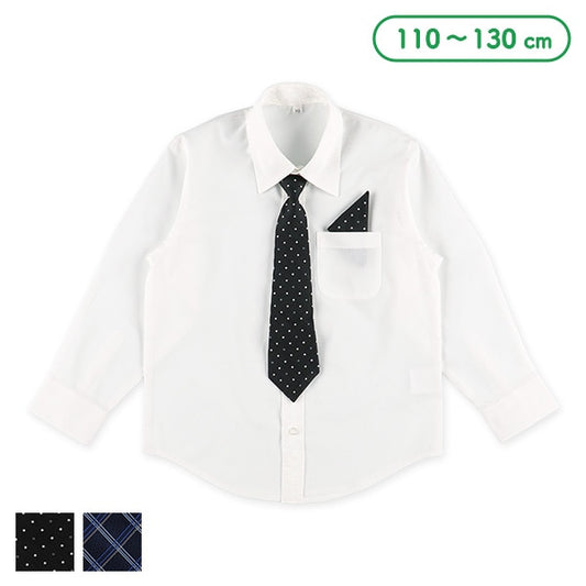 Long tie shirt for autumn, winter and spring