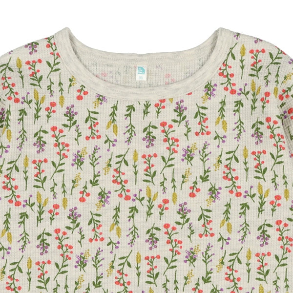 Floral Waffle T-Shirt (Winter, Spring, Autumn)