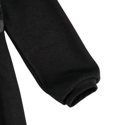Plain Formal Pleated Dress (Winter, Spring, Autumn)