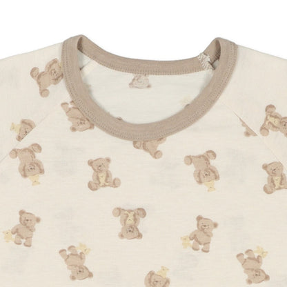 Rabbit Short Sleeve T-shirt and High Waist Pants Set