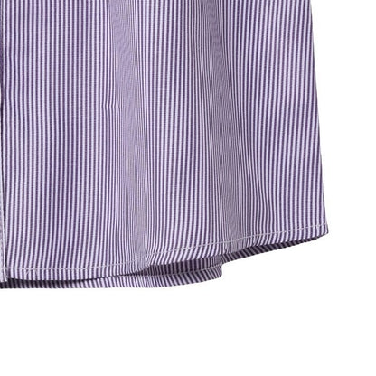 Stripe Frill Short Sleeve Shirt