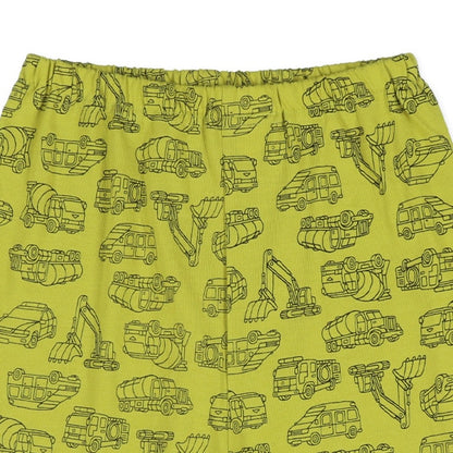 Pattern T-shirt and Pants Set