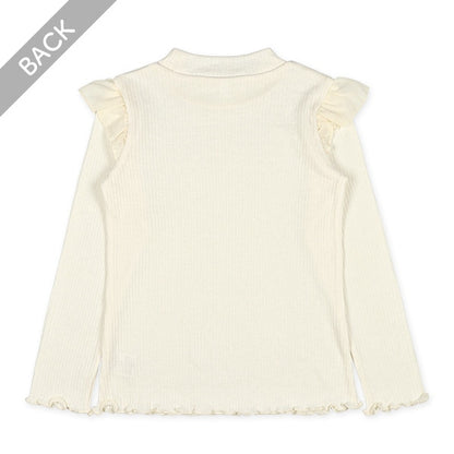 High Neck Shoulder Frills bed Top (Winter, Spring, Autumn)