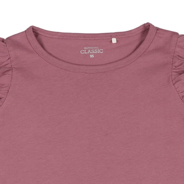 Plain Shoulder Frills T-Shirt (Winter, Spring, Autumn)