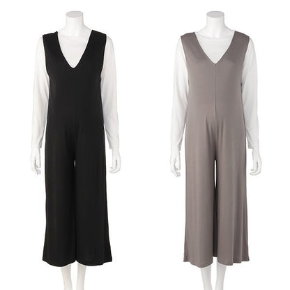 Relaxed-Fit Nursing Knit Overalls (Winter, Spring, Autumn)