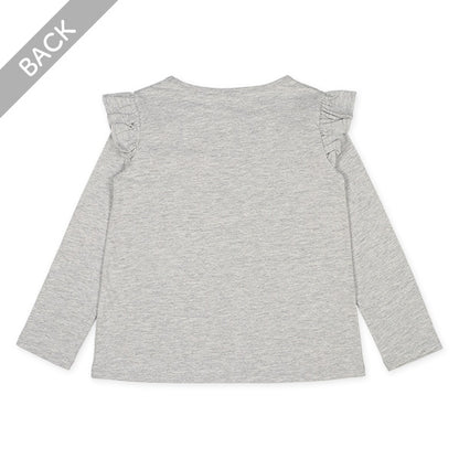 Shoulder Ruffles T-Shirt (Winter, Spring, Autumn)