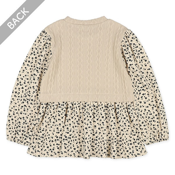Layered-look T-shirt with Vest (Winter, Spring, Autumn)