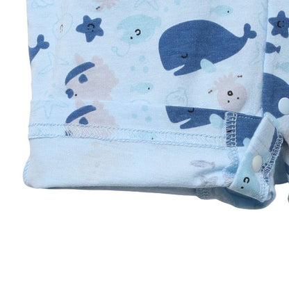 Whale Short Sleeve Romper