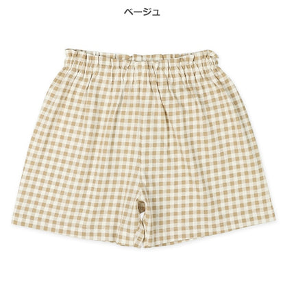 Checkered Knit Shorts