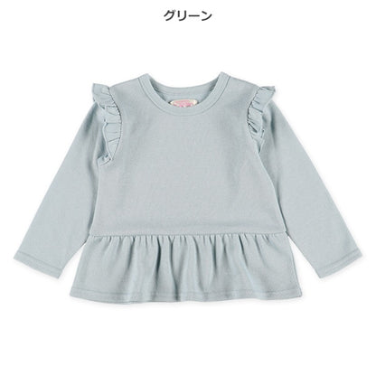 Shoulder and Hem Frills Sweatshirt (Winter, Spring, Autumn)