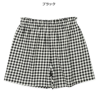 Checkered Knit Shorts