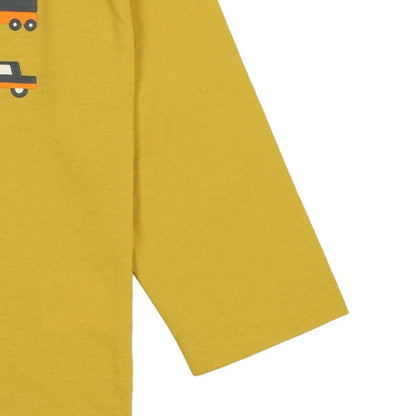 Puff Print Long Sleeve Shirt (Winter, Spring, Autumn)