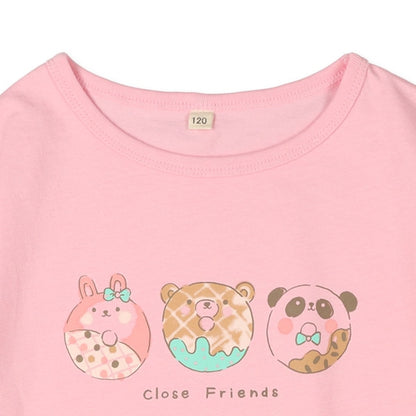 Sweet Animal Short Sleeve T-shirt