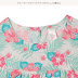 Floral Sleeveless Blouse and Shorts Set
