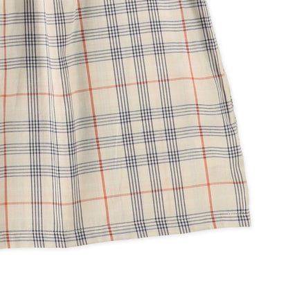 Checkered Frill Sleeveless One Piece