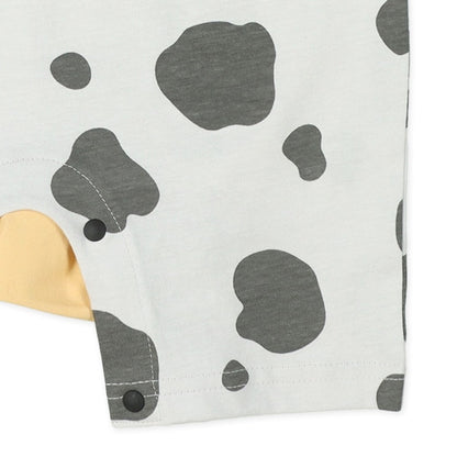 Cattle and Giraffe Short Sleeve Romper
