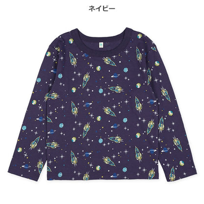 Galaxy Print Long Sleeve Shirt (Winter, Spring, Autumn)