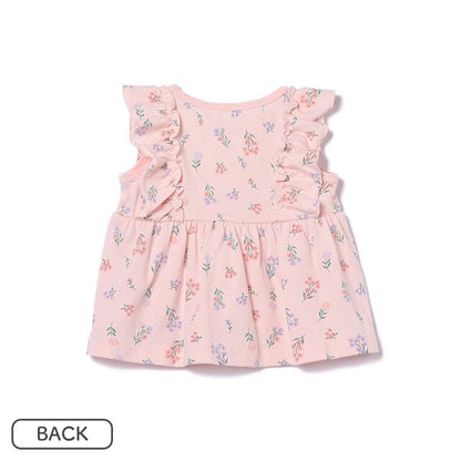 Floral Sleeveless Blouse and Shorts Set