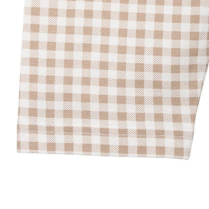 Checkered Knit Shorts