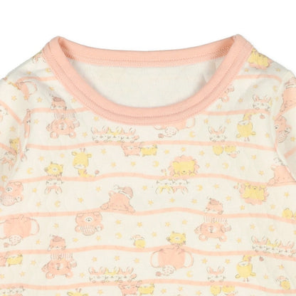 Knit Quilted Pajamas for Baby Girls (Winter)