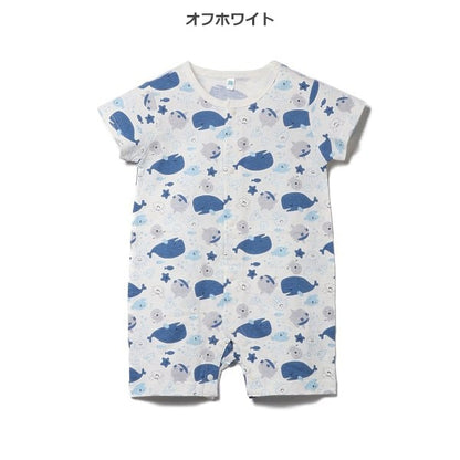 Whale Short Sleeve Romper