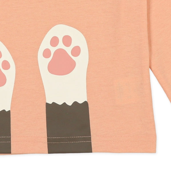 Puffy Cat Paw Print T-Shirt (Winter, Spring, Autumn)