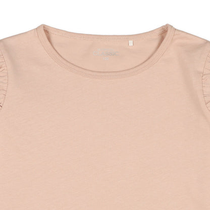 Shoulder Ruffles T-Shirt (Winter, Spring, Autumn)