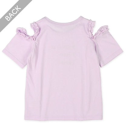 Off Shoulder Short Sleeve T-shirt