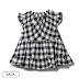 Checkered Sleeveless Blouse and Shorts Set