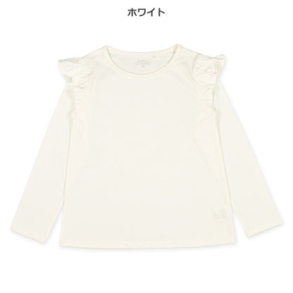 Shoulder Ruffles T-Shirt (Winter, Spring, Autumn)