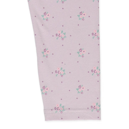 Flower and Polka Dot Print Leggings (Winter, Spring, Autumn)