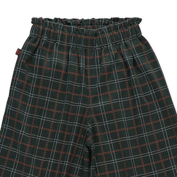 Check Wide Pants (Winter, Spring, Autumn)