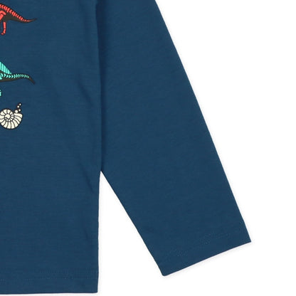 Puff Print Long Sleeve Shirt (Winter, Spring, Autumn)