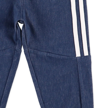 Side Stripe Denim Knit Pants (Winter, Spring, Autumn)